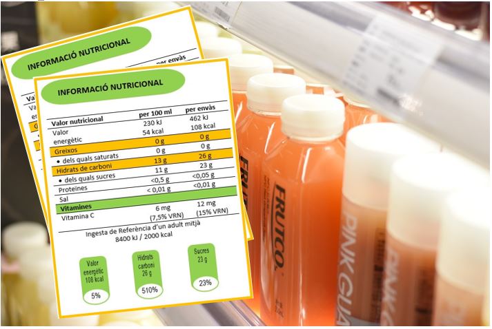 Etiquetatge aliments Assessorament reglament 1169/2011